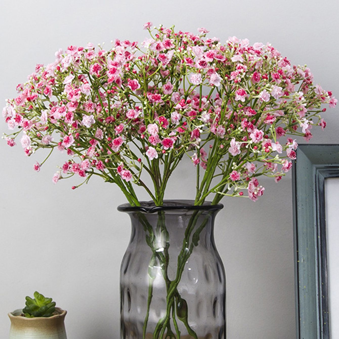 Men Accessories Bouquet - 1/3 Bundels Gypsophila Bruid Holding Plastic