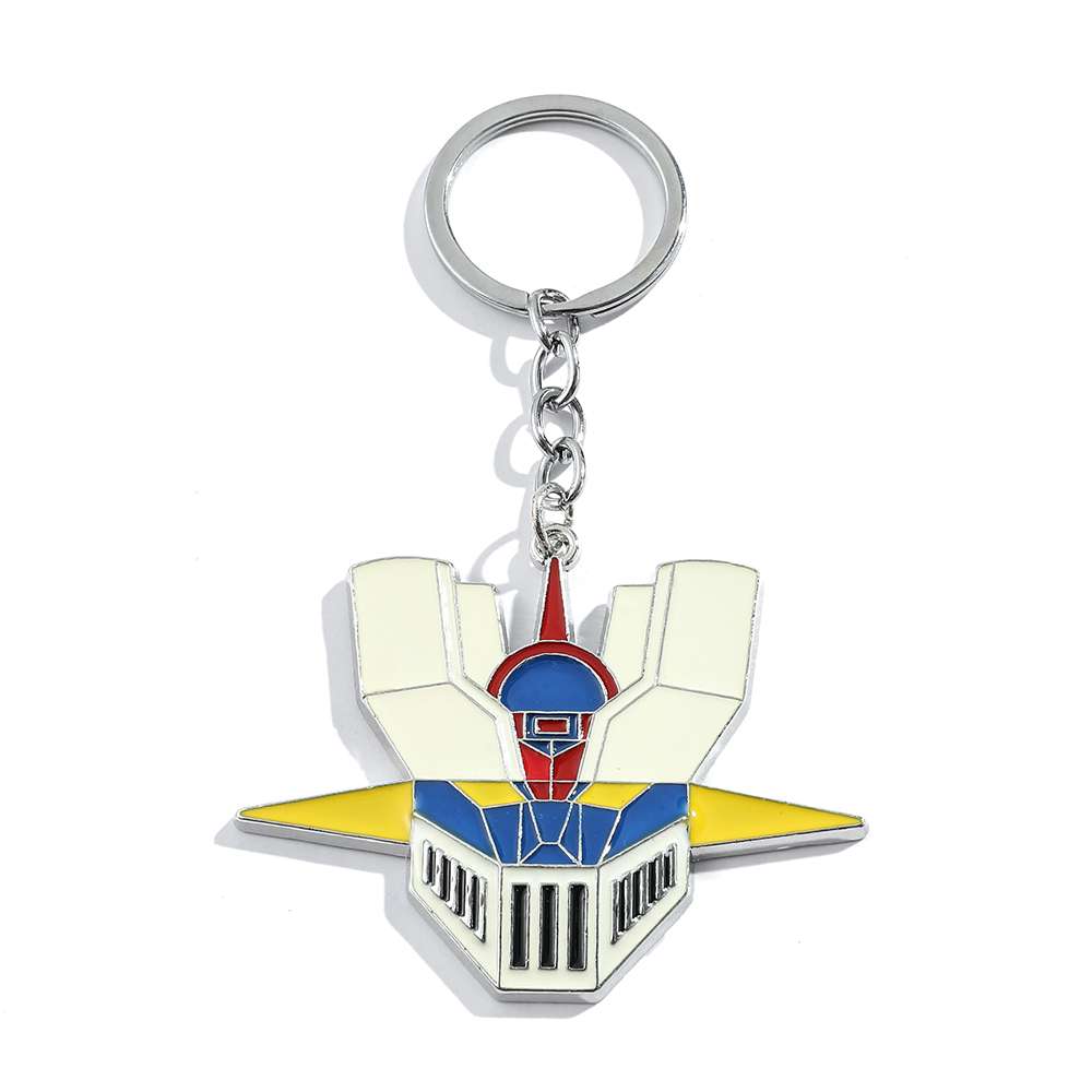 Men Accessories Logo - Anime Cartoon Warrior Robot Logo Sleutelhanger
