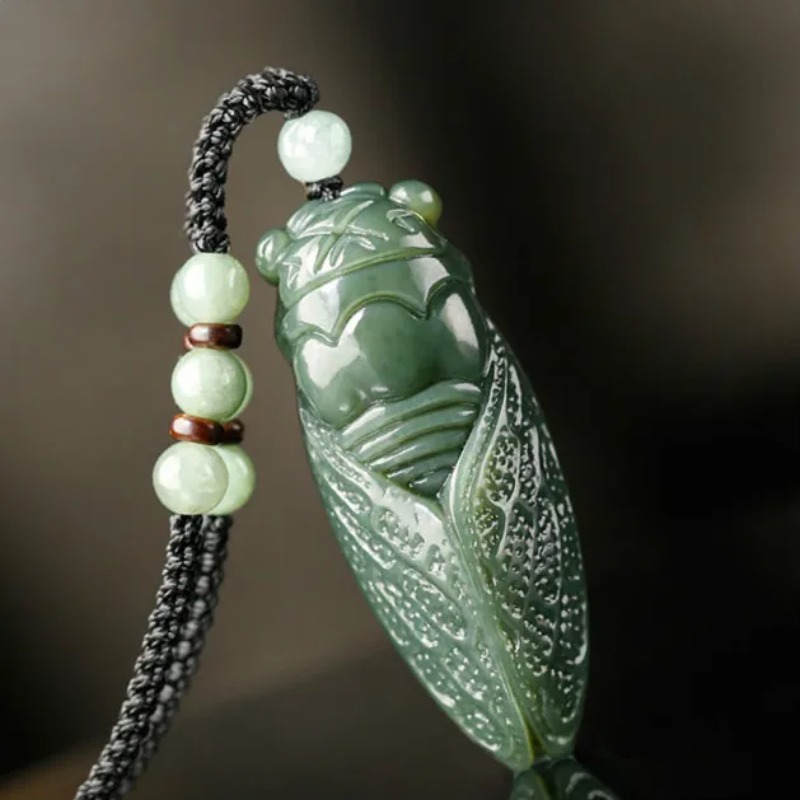 Men Accessories Hand - Natuurlijke Tian Cicade Hanger Kralen Ketting