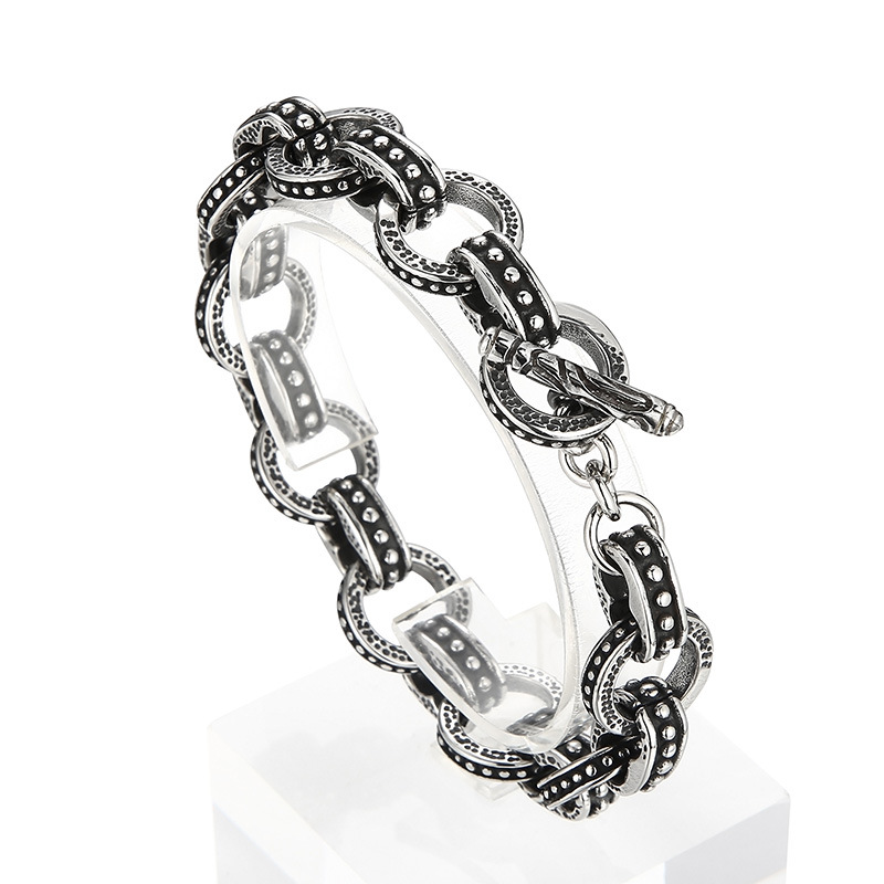 Men'S Accessories Hand Bands - 13Mm Punk Retro Bike Biker Ketting