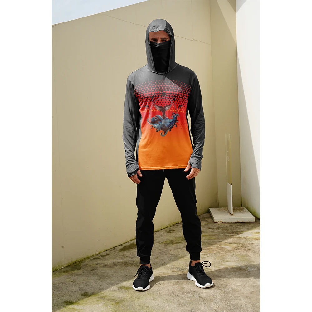 Men'S Accessories Clothing - Visserijshirts Heren Zonbescherming Hoodie Masker Alles-in-één