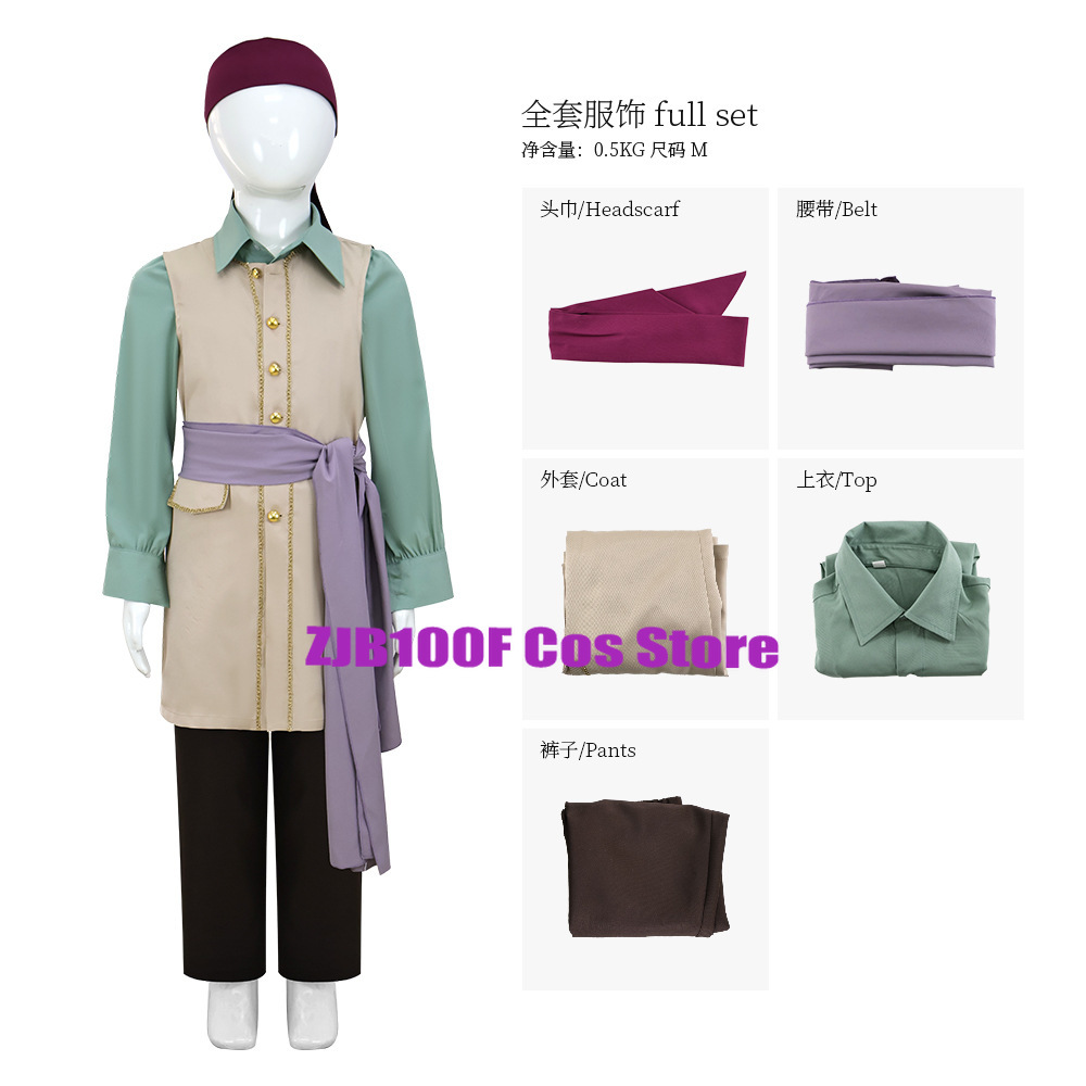 Men'S Accessories Clothing - Anime Kapitein Clark Cosplay Kostuum Uniform