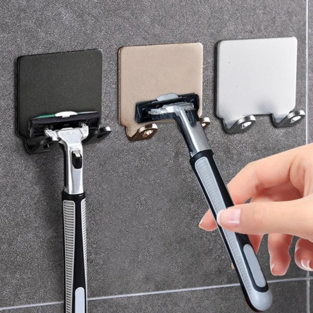 Men'S Accessories Rack - Badkamerruimte Aluminium Scheermeshouder Opberghaak Muur Mannen