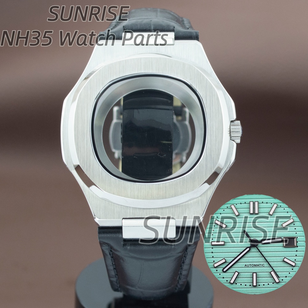 Men'S Accessories Hand Bands - Mod Nautilus NH35 Kast Wijzerplaat Wijzers