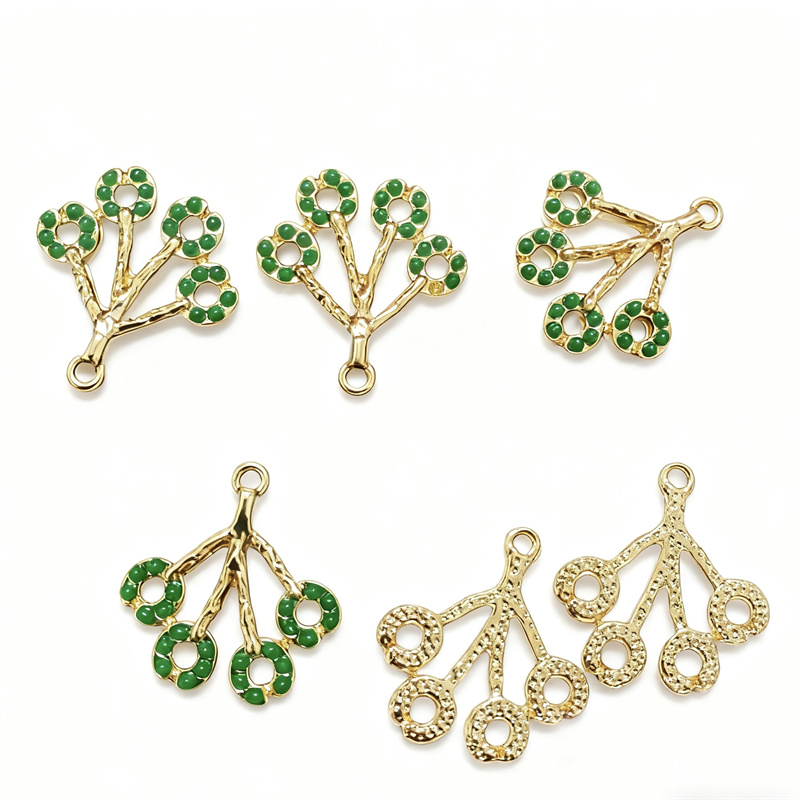 Men Accessories Locket - Groothandel 50 stks/partij groene kleur kralen