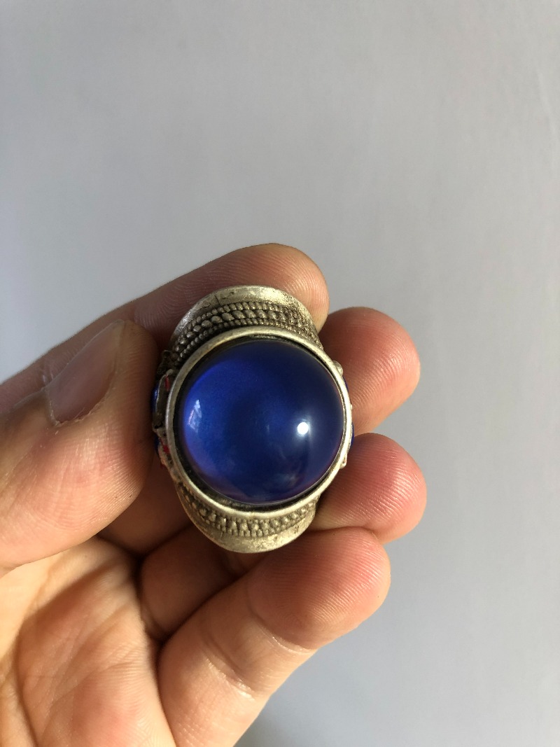 Men'S Accessories Hand Bands - Retro Heren Statement Ring, gereviseerd oud