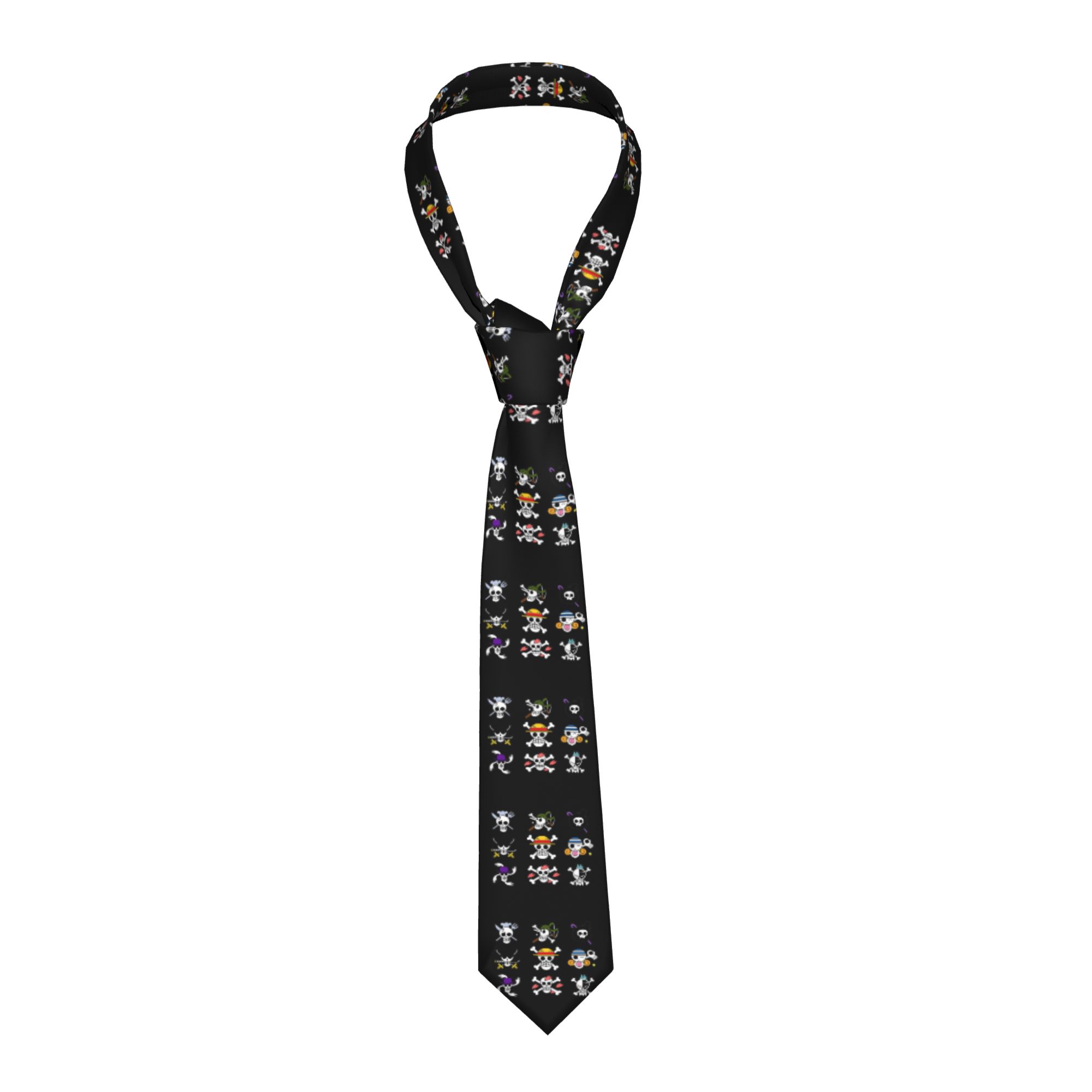 Men Accessories Logo - Stropdas met piratenvlaglogo, 90s collectie, heren,