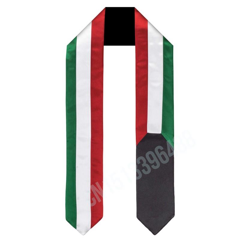 Men Accessories Kuwait - Koeweit vlag sjaal Top Print afstuderen