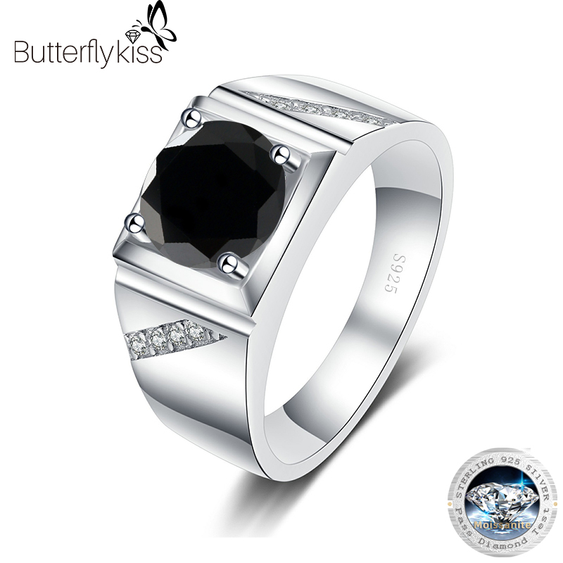 Men'S Accessories Hand Bands - Butterflykiss Klassieke 925 Sterling Zilveren Moissanite