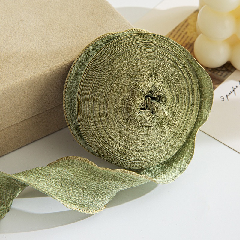 Men Accessories Bouquet - Gerimpeld lint, DIY cadeauverpakking, bruiloftboeket, feestdoos,