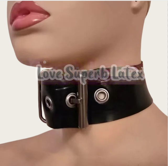 Men Accessories Chain - 0,4 mm sexy latex nekchoker rubber