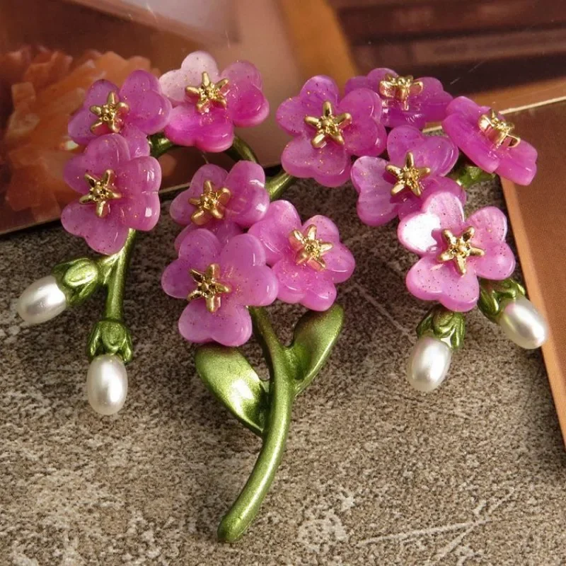Men Accessories Bouquet - Klassieke Retro Imitatie Parel Boeket Broche