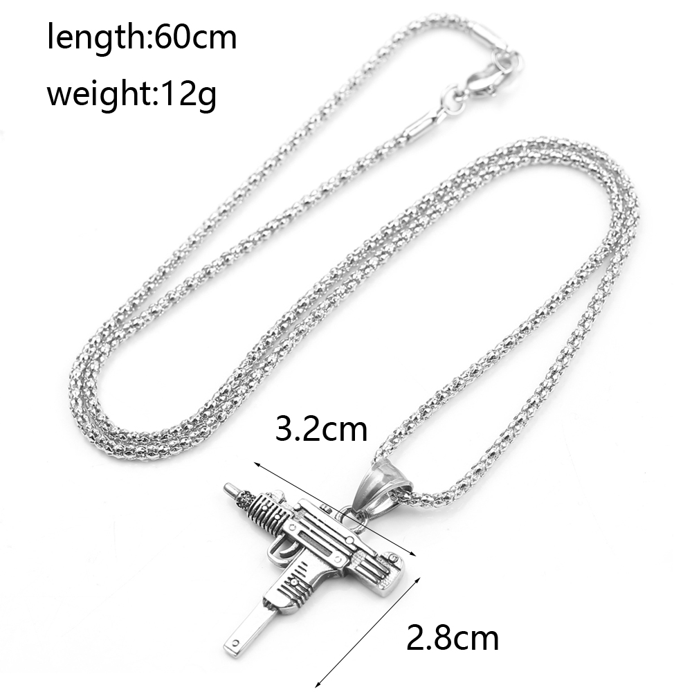 Punk Uzi pistool machinegeweer - Men'S Accessories And Jewelry recensie en prijs
