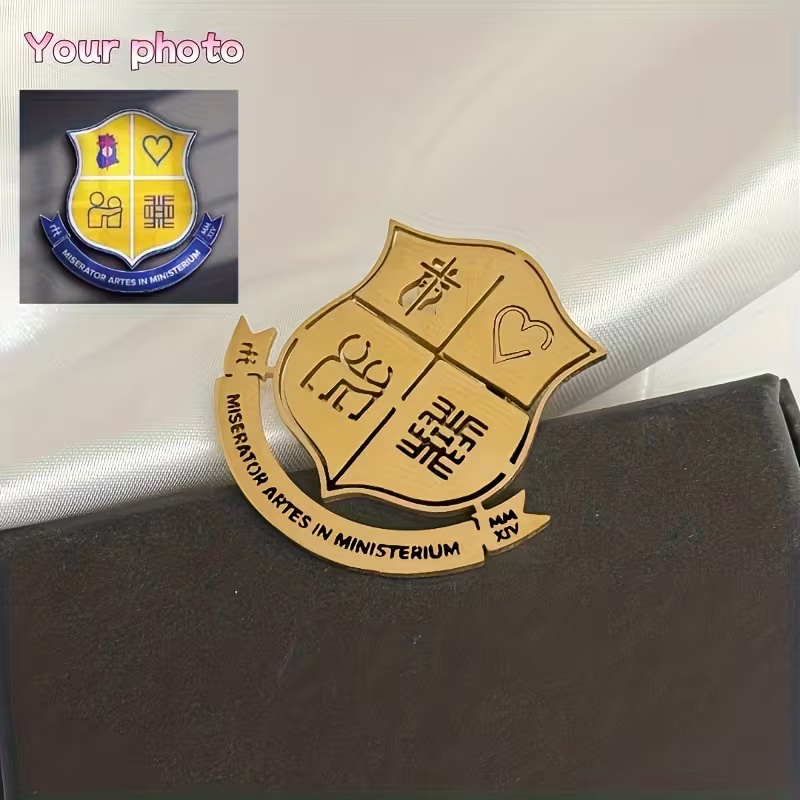 Aangepaste logo broche eenvoud - Men Accessories Logo recensie en prijs