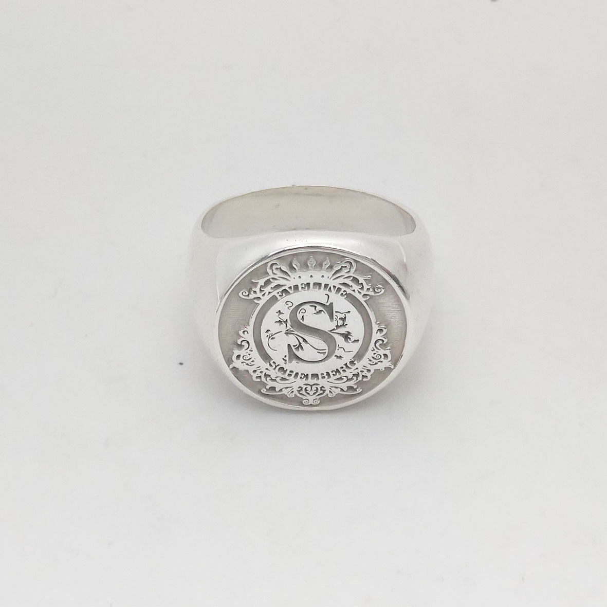 Custom Gegraveerde 17mm Ronde  - Signet Ring Men recensie en prijs