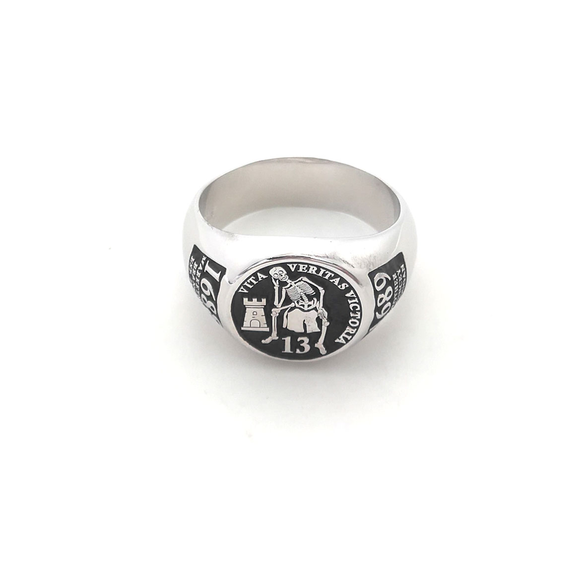 Custom Gegraveerde 17mm Ronde  - Signet Ring Men recensie en prijs