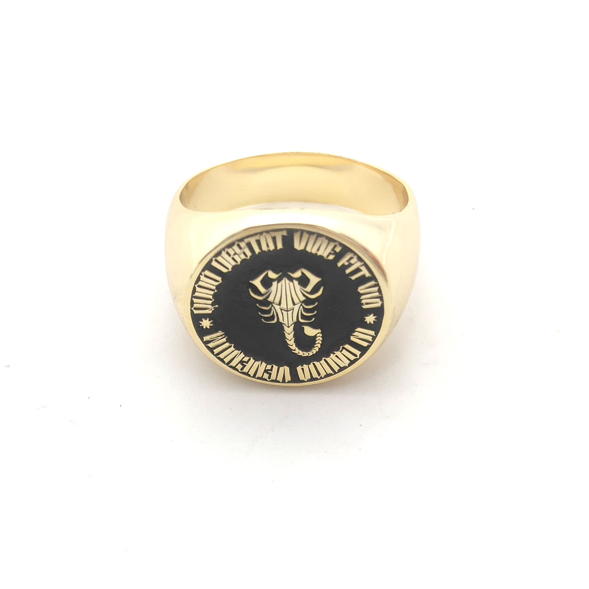 Custom Gegraveerde 17mm Ronde  - Signet Ring Men recensie en prijs