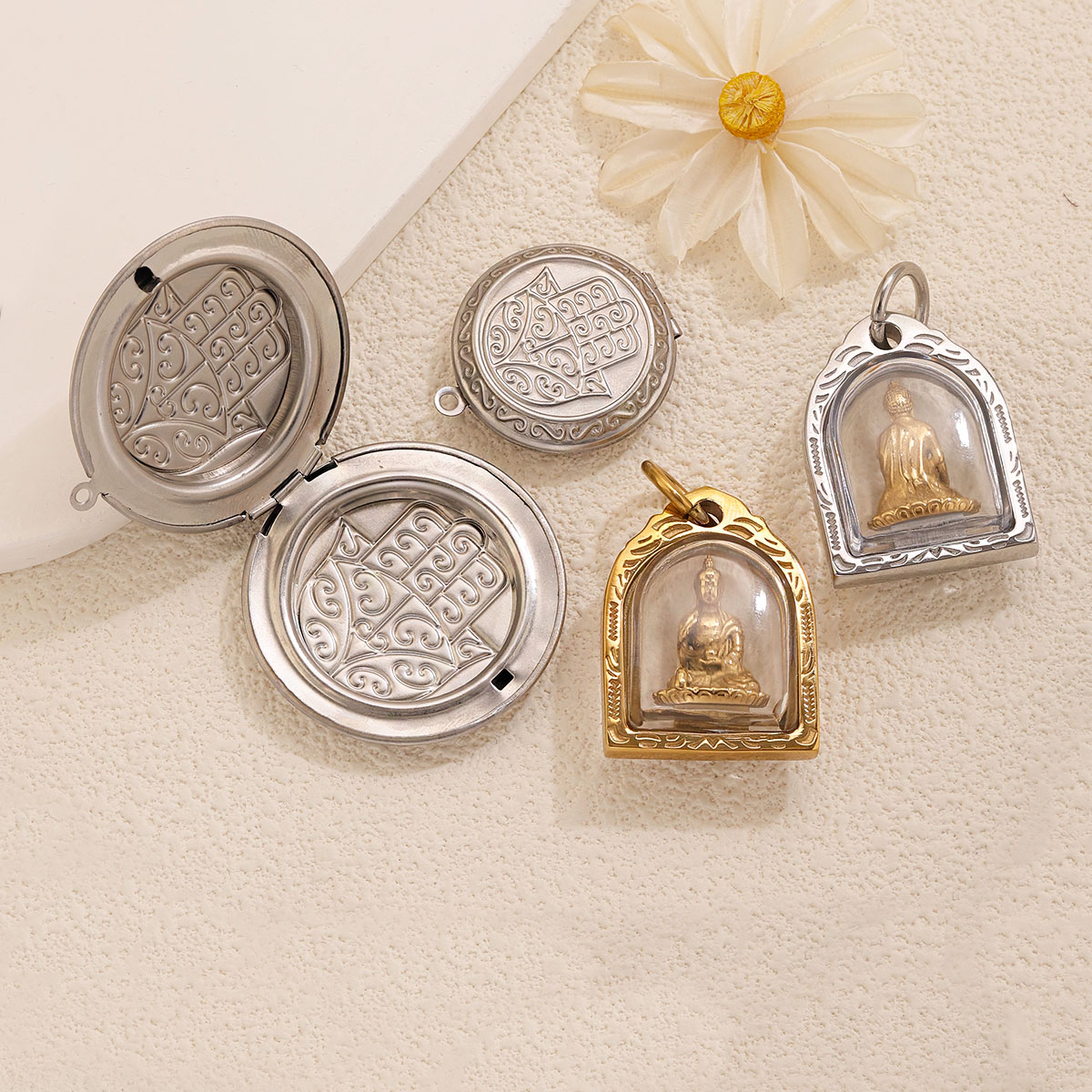 1/2 Stuks Fotolijst Charms 18K - Men Accessories Locket recensie en prijs