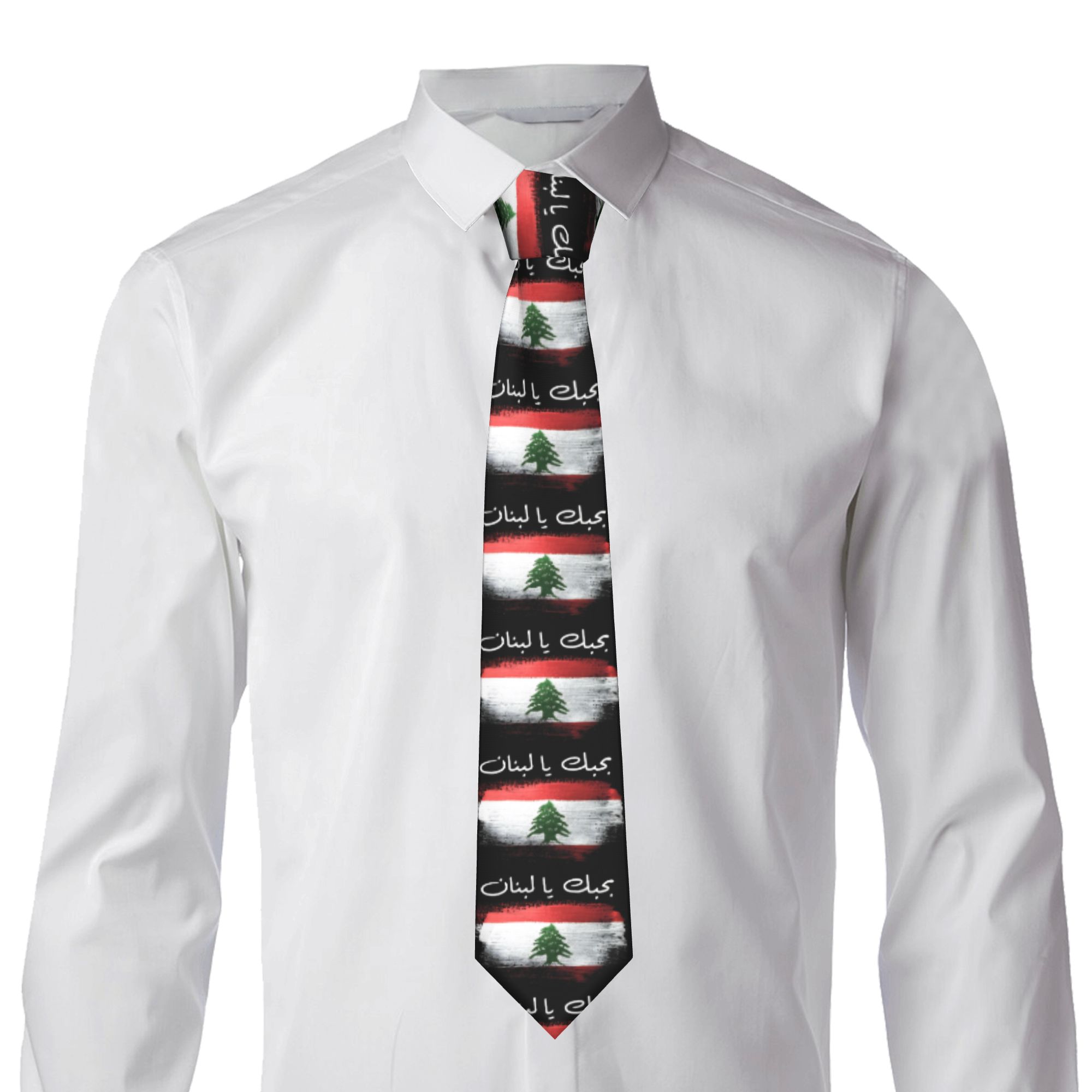 Vlag van Libanon Stropdas Retr - Men Accessories Lebanon recensie en prijs