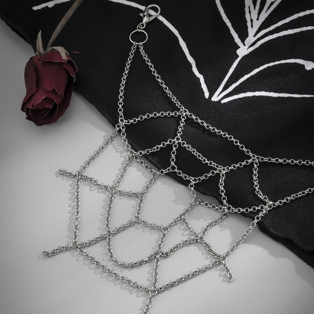 Gothic Punk Zilver Kleur Spinn - Men'S Accessories Clothing recensie en prijs