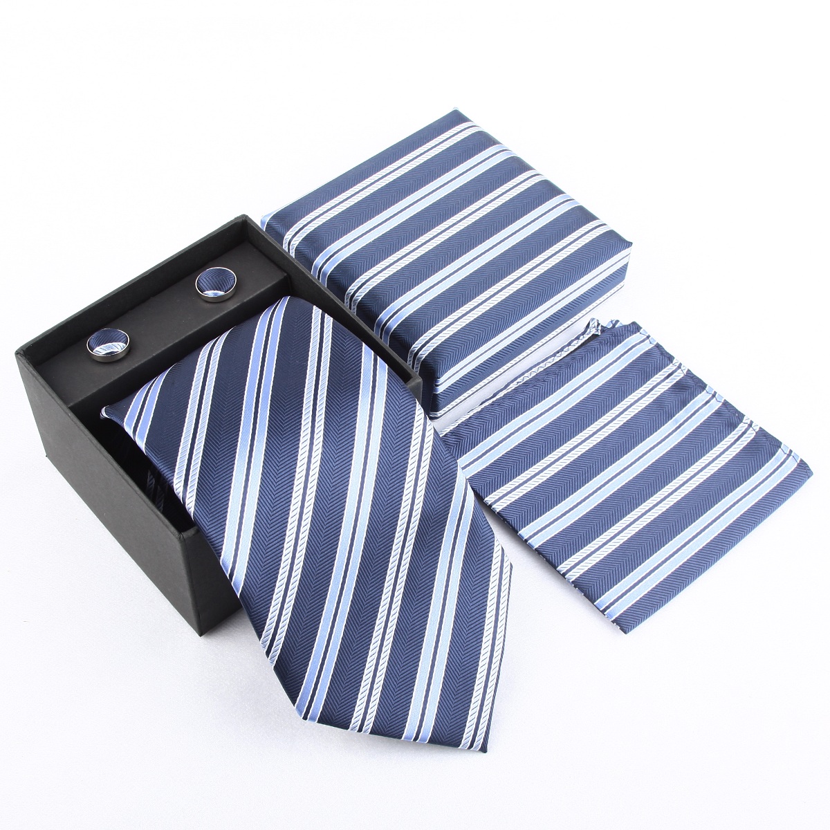 Casual heren stropdas zakdoek  - Neck Tie Set Box recensie en prijs