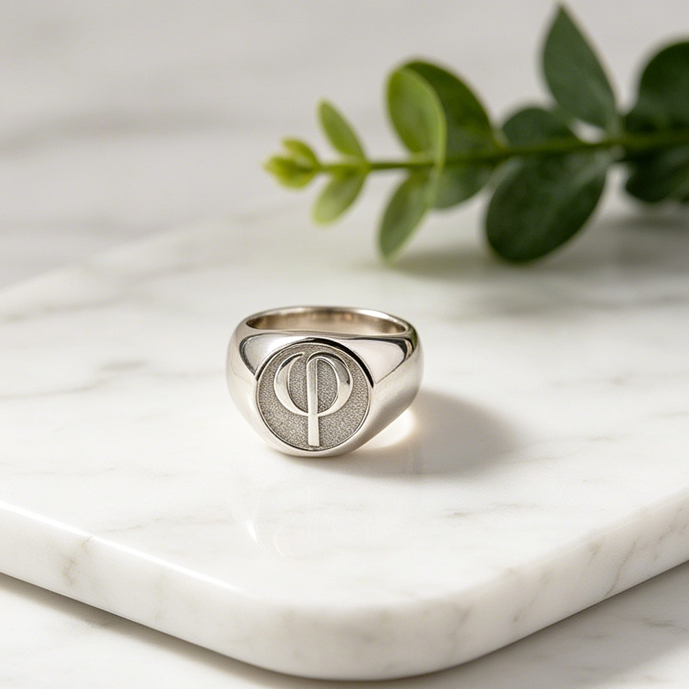 15mm Op maat gemaakte signet h - Signet Ring Men recensie en prijs