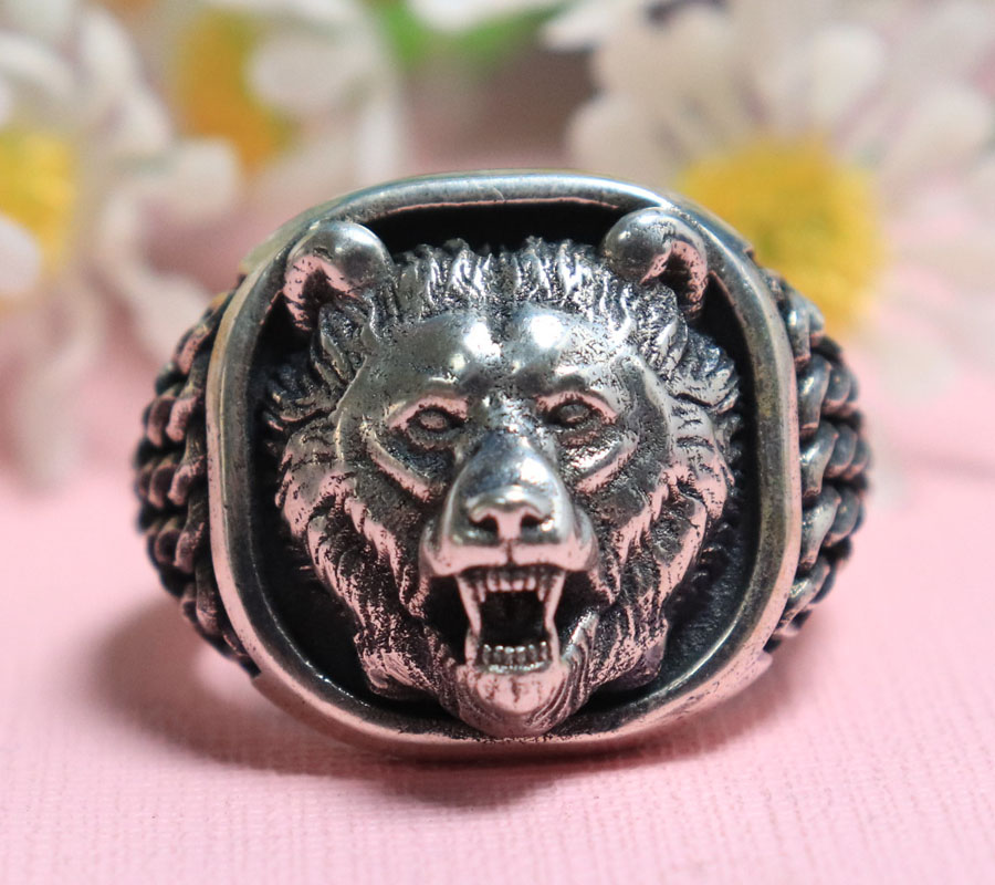 22g Viking Berenkop Noordse Or - Signet Ring Men recensie en prijs