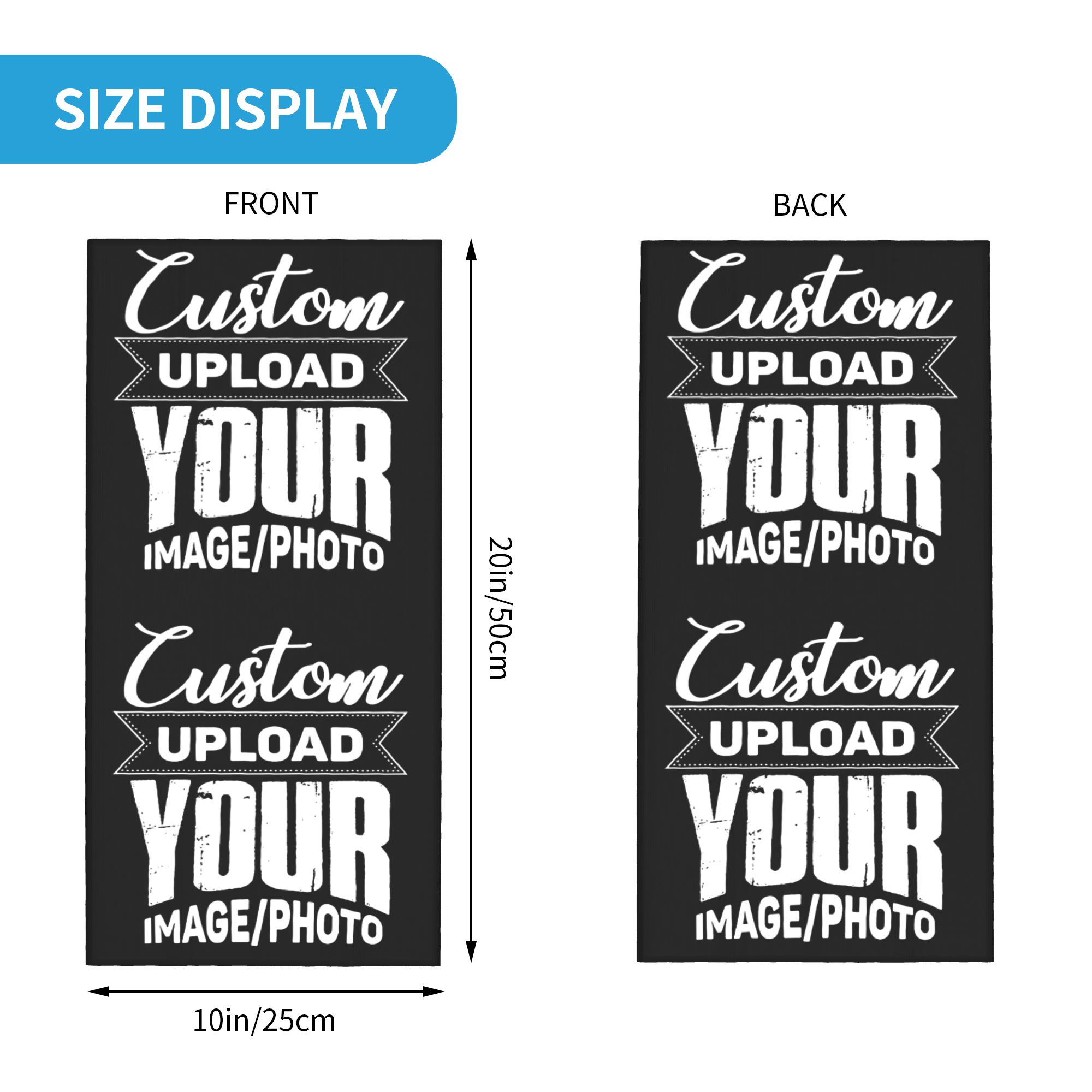 Ontwerp hier uw eigen bandana  - Men Accessories Logo recensie en prijs