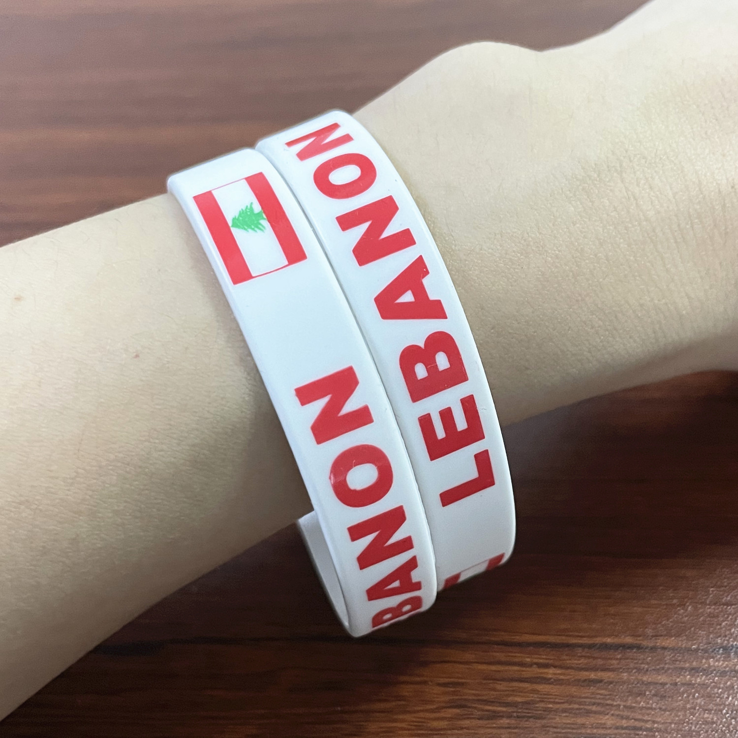 2 Stuks Libanon Vlag Siliconen - Men Accessories Lebanon recensie en prijs