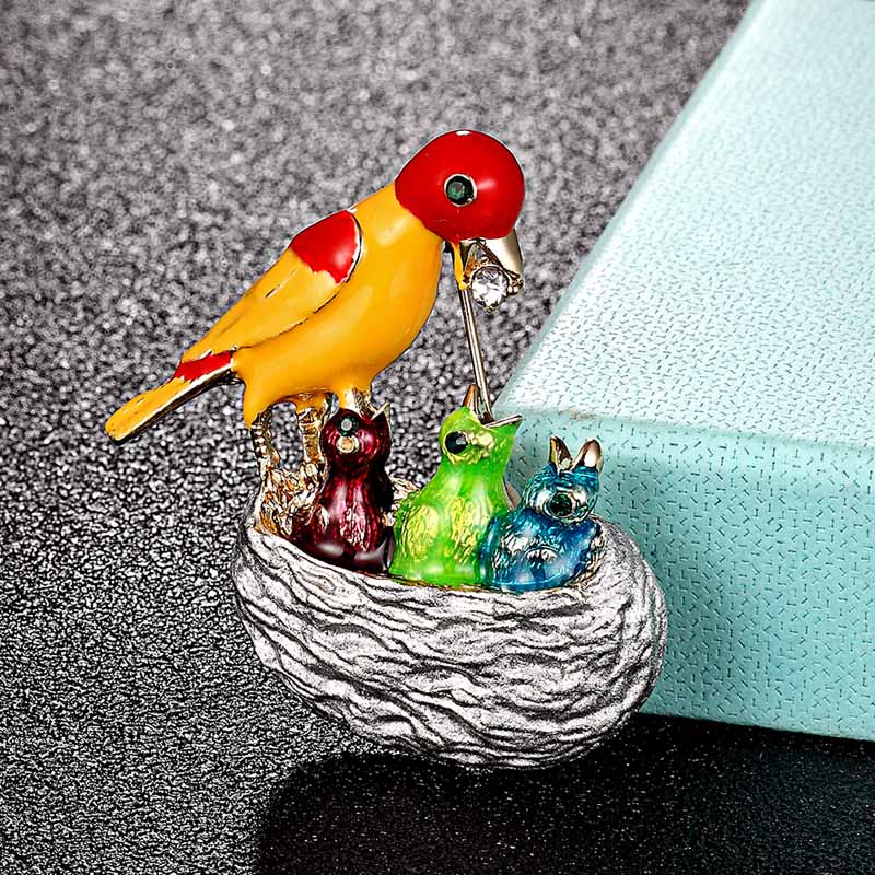 Zlxgirl Emaille Vogels Broches - Men Accessories Bouquet recensie en prijs