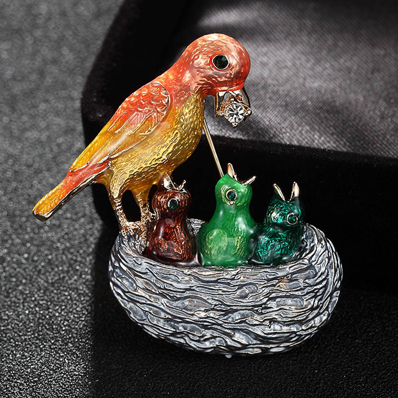 Zlxgirl Emaille Vogels Broches - Men Accessories Bouquet recensie en prijs