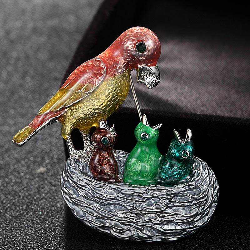 Zlxgirl Emaille Vogels Broches - Men Accessories Bouquet recensie en prijs