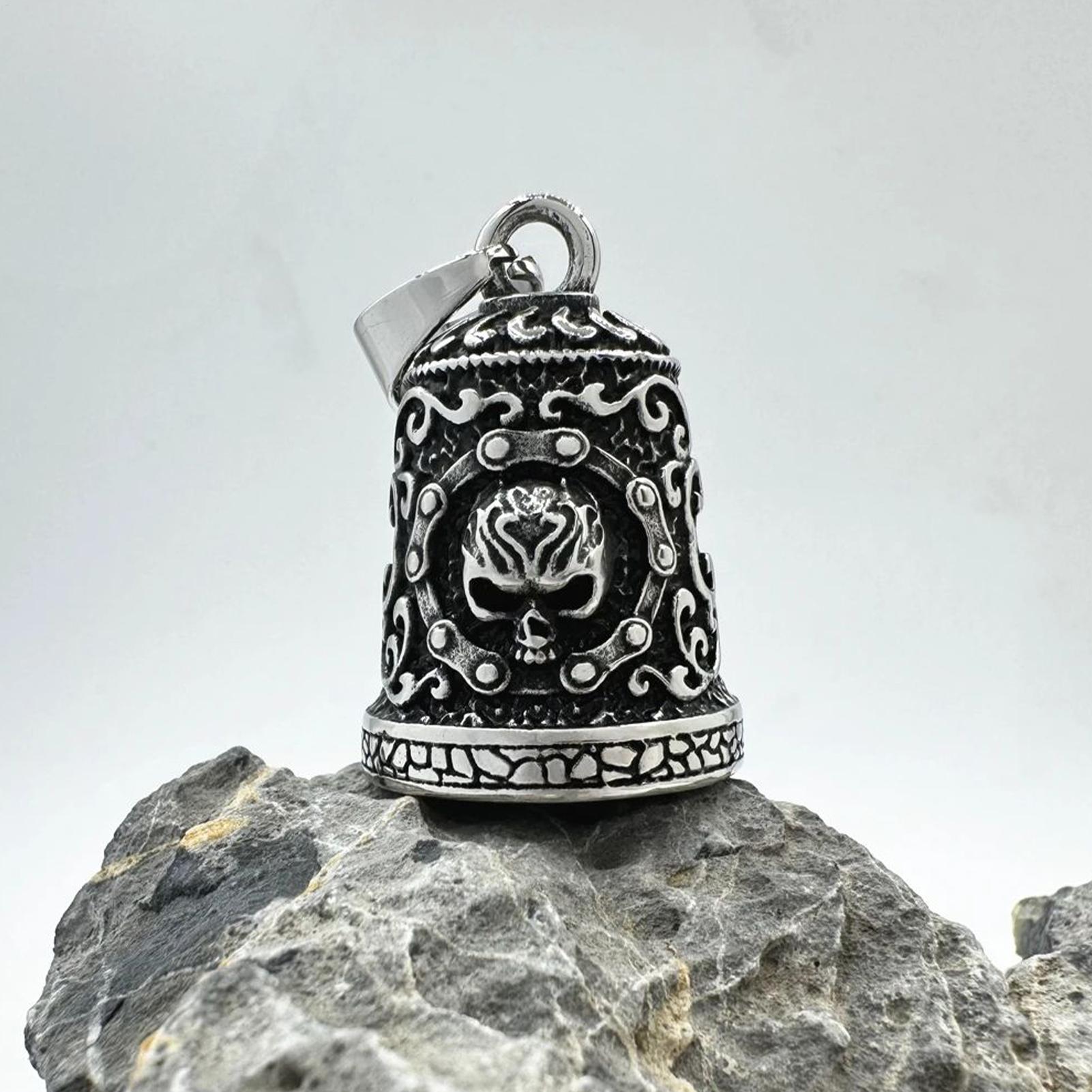 Skull Bell Charm Motorcycle Be - Men Accessories Chain recensie en prijs