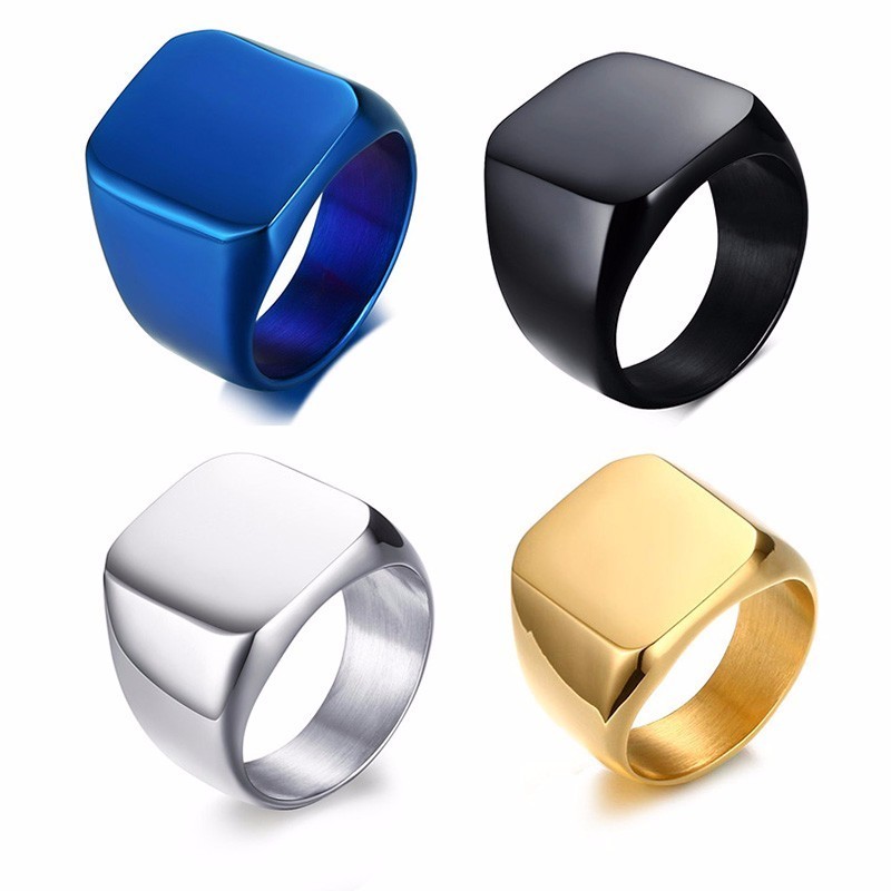 Vnox Gratis Gepersonaliseerde  - Signet Ring Men recensie en prijs