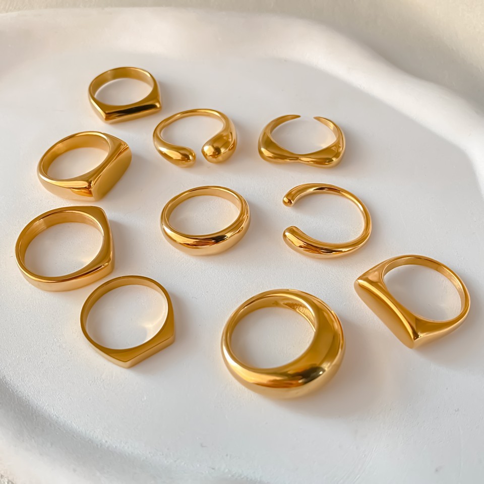 St-Delan roestvrijstalen dikke - Signet Ring Men recensie en prijs