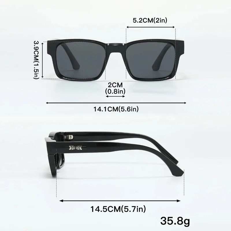 Kwaliteit Heren Vierkante Gepo - Sunglasses Polarized Men recensie en prijs