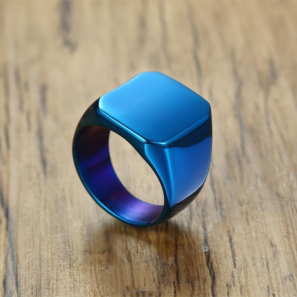 Gratis Graveren Nieuw Zilver/G - Signet Ring Men recensie en prijs