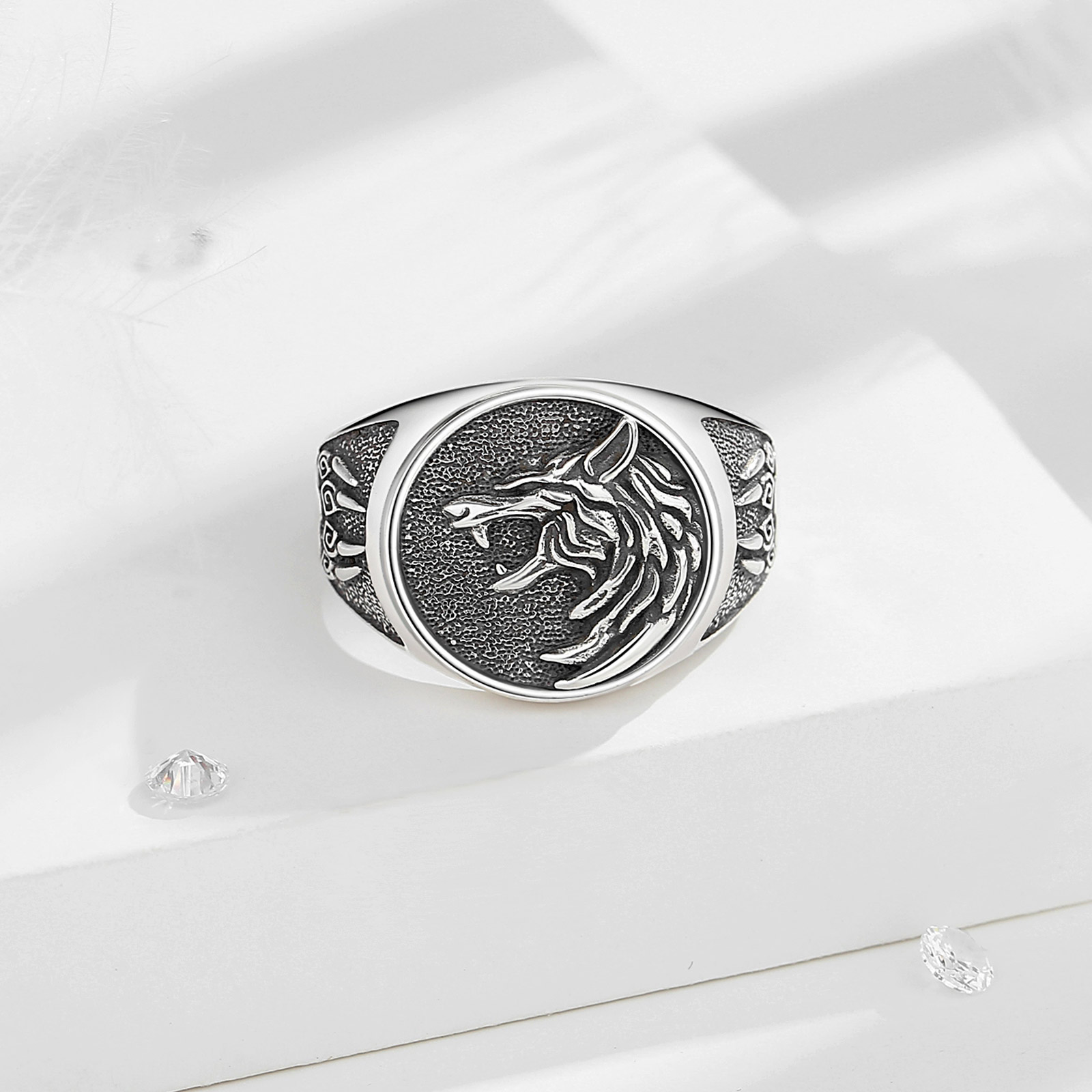 Eudora 925 Sterling Zilver Vik - Signet Ring Men recensie en prijs