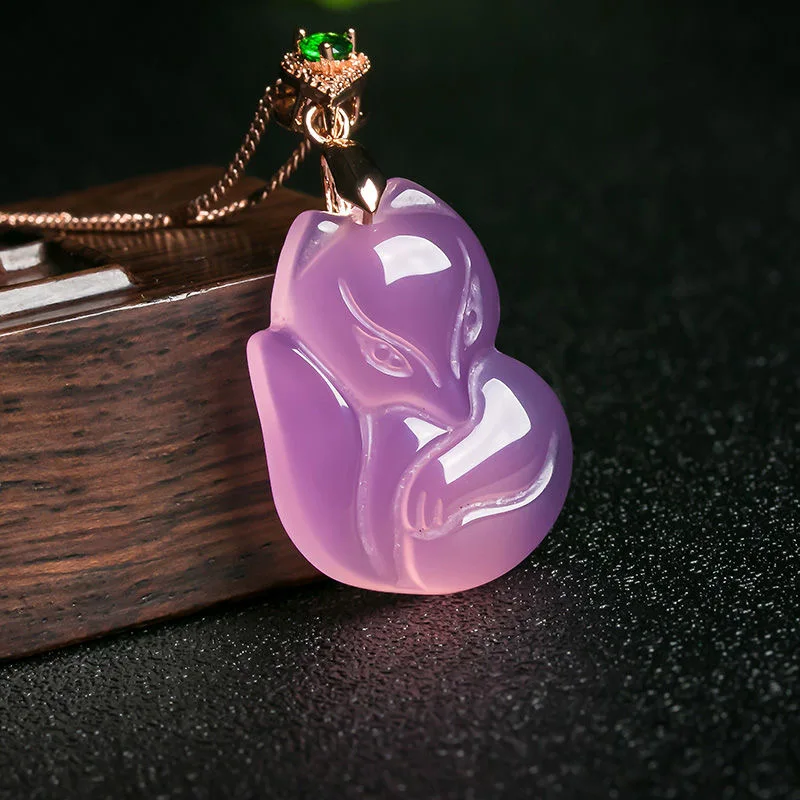 Natuurlijke Paarse Agaat Vos H - Men Accessories Chain recensie en prijs