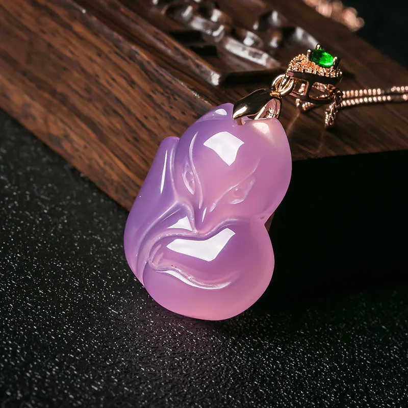 Natuurlijke Paarse Agaat Vos H - Men Accessories Chain recensie en prijs