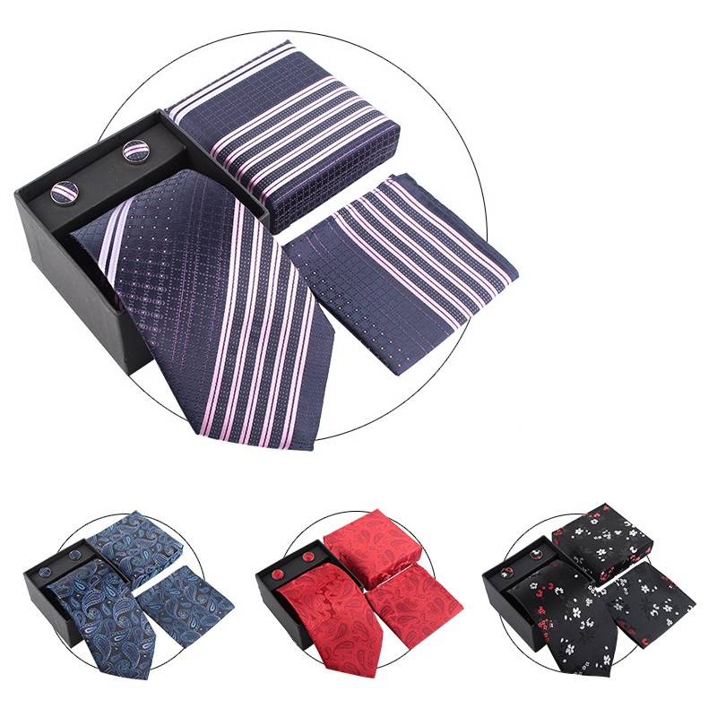 Heren stropdas sets, bruidsstr - Neck Tie Set Box recensie en prijs