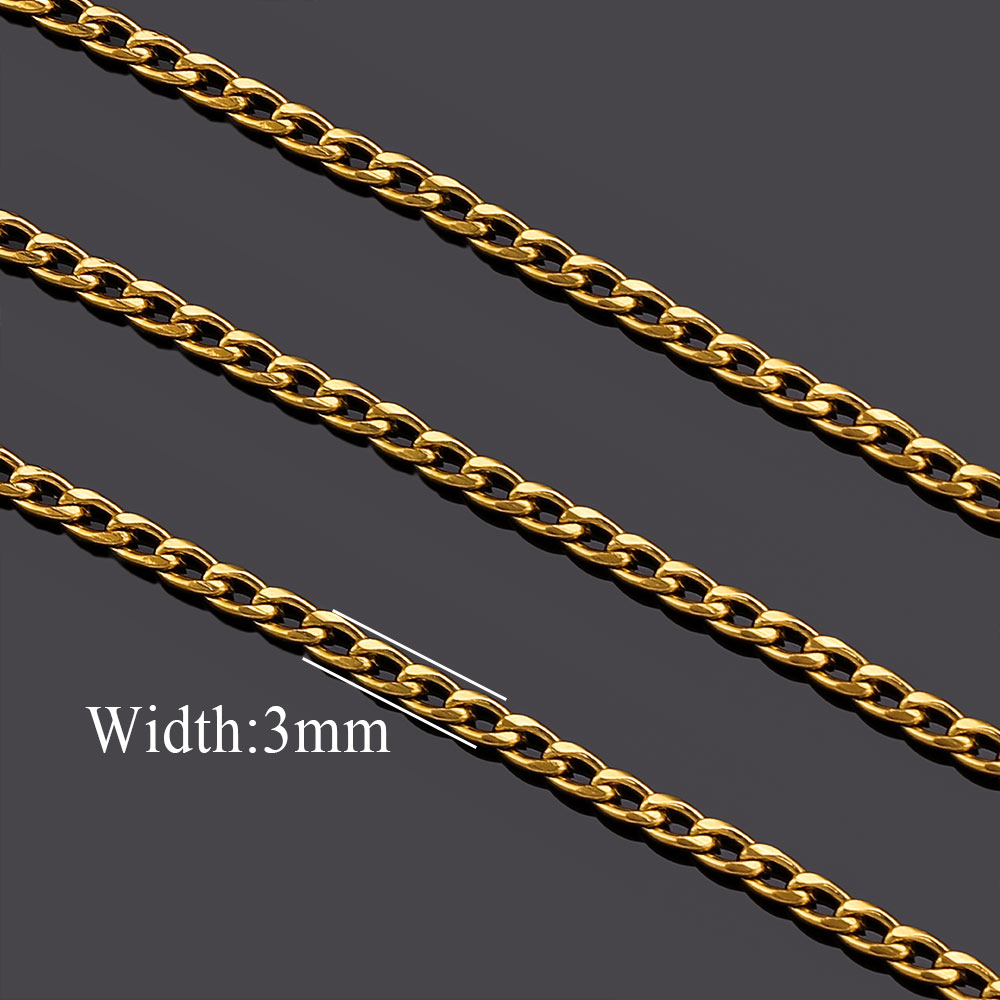 2 meter RVS lipkettingen NK la - Men Accessories Chain recensie en prijs