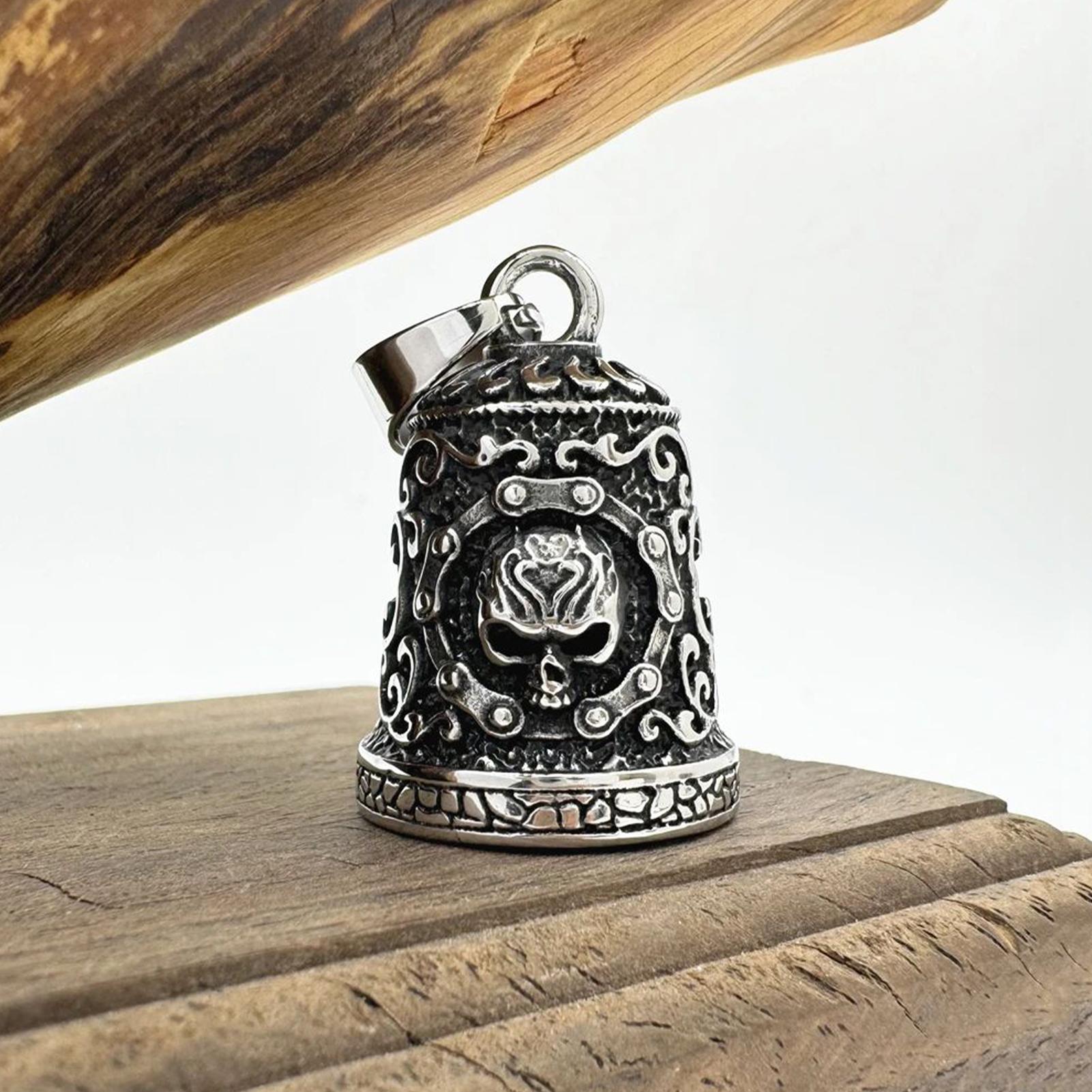 Skull Bell Charm Motorcycle Be - Men Accessories Chain recensie en prijs