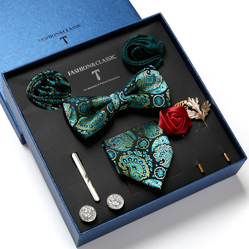 Groen Heren Tie Gift Box Paisl - Neck Tie Set Box recensie en prijs