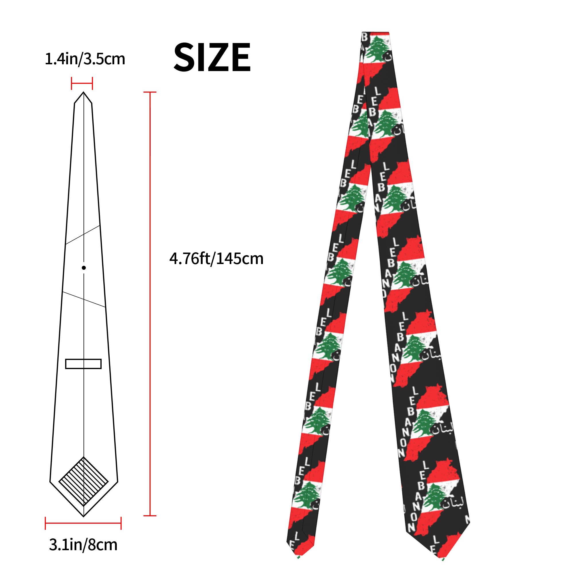 Libanon vlag kaart Beiroet ced - Men Accessories Lebanon recensie en prijs