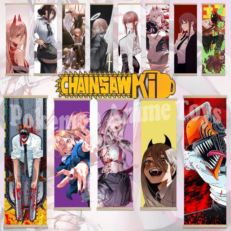 Chainsaw Man Anime Poster Wood - Men'S Accessories Rack recensie en prijs