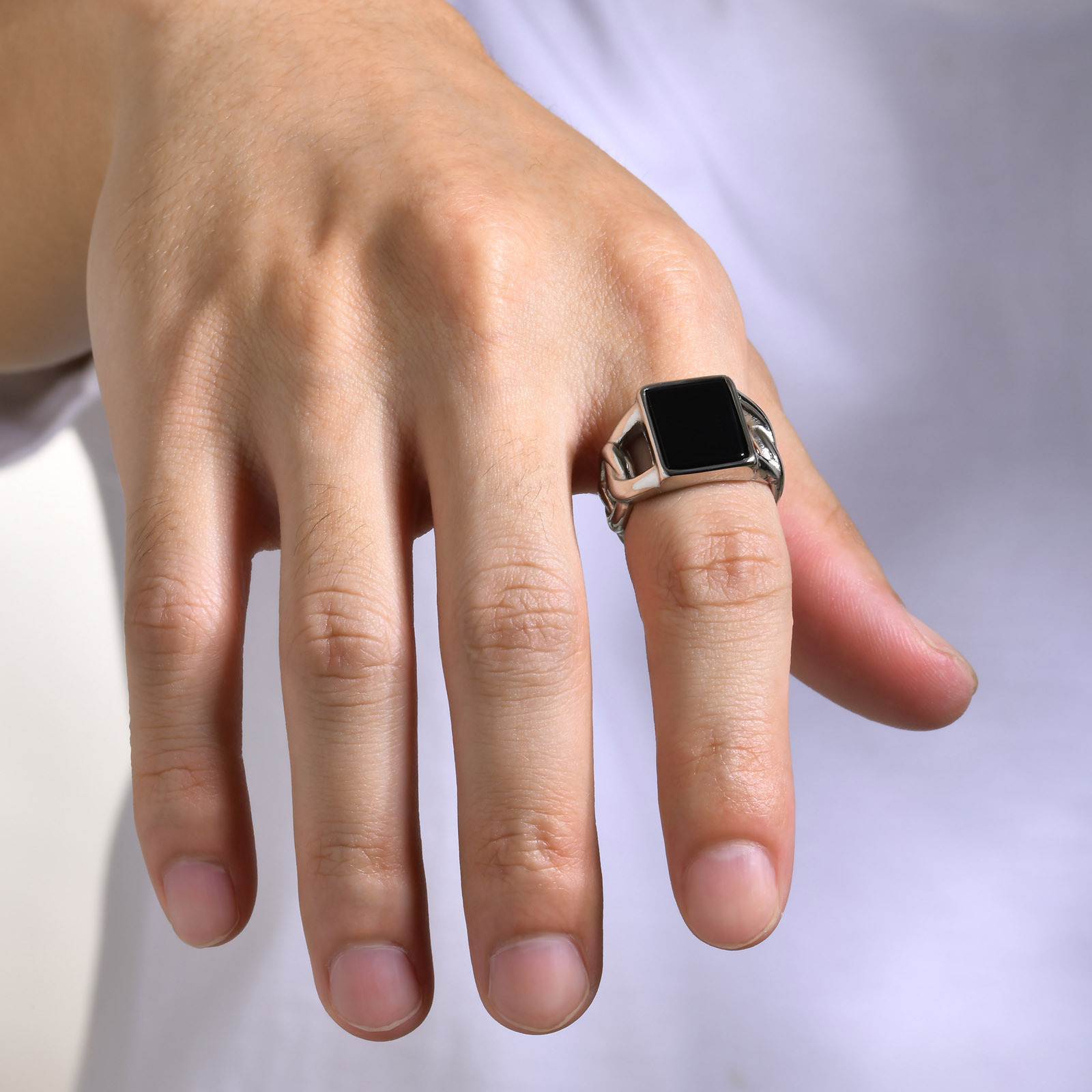 Punk Vintage Roestvrijstalen Z - Signet Ring Men recensie en prijs