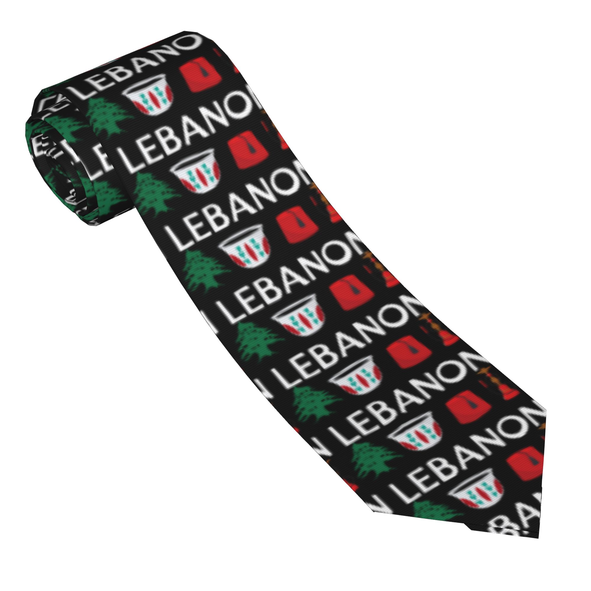 Herenstropdas Libanon Vlag Str - Men Accessories Lebanon recensie en prijs