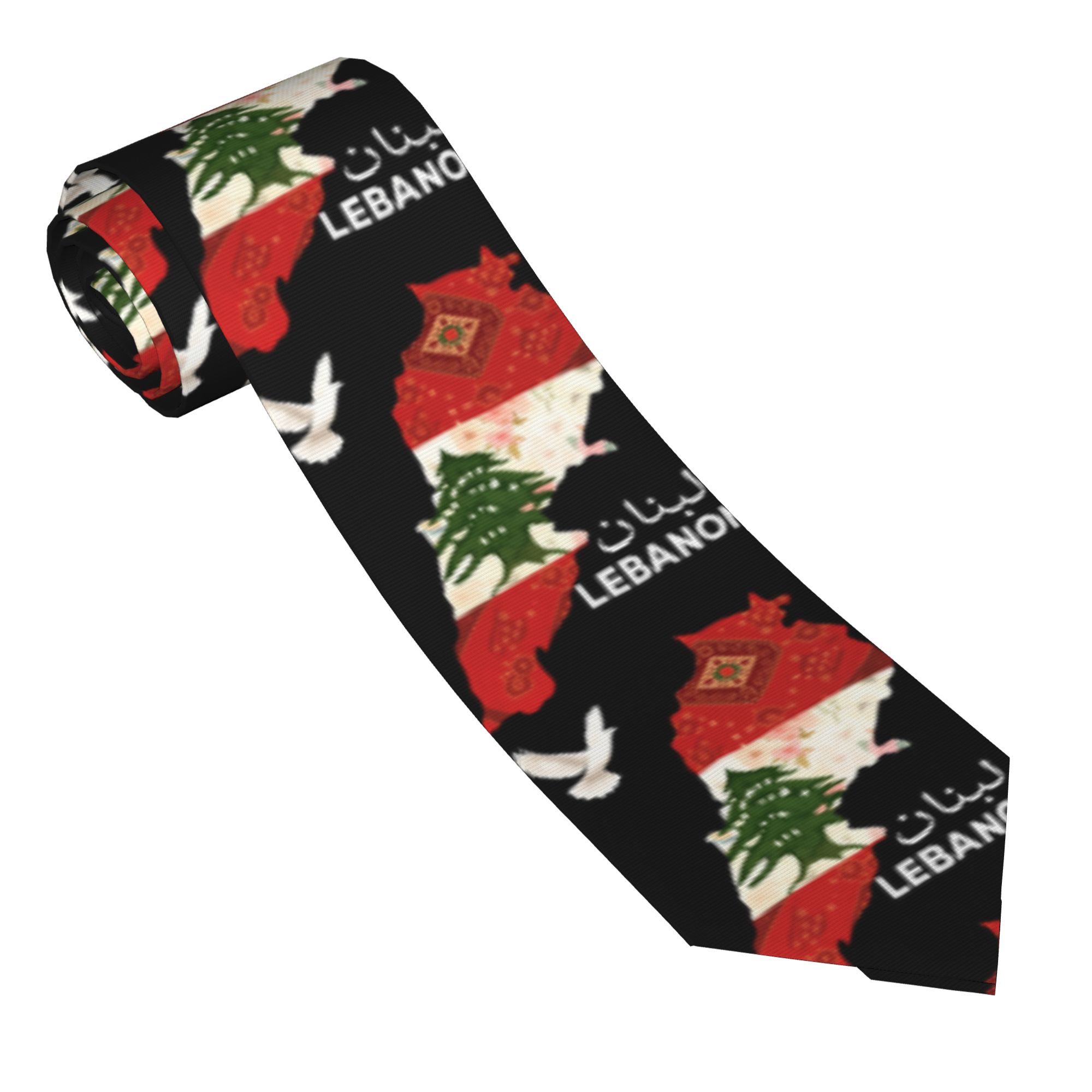 Herenstropdas Libanon Vlag Boo - Men Accessories Lebanon recensie en prijs