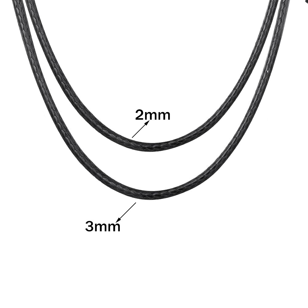 2 MM/3 MM 45/50/60 cm Zwart Wa - Men Accessories Chain recensie en prijs